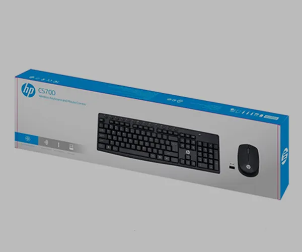CLAVIER ET SOURIS SANS FIL HP CS700
